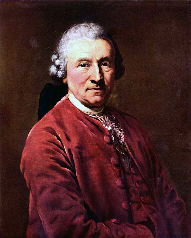 Portrait of actor Conrad Ekhof